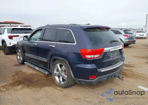 2013 Jeep Grand Cherokee Overland z USA, uszkodzony, nr VIN 1C4RJFCT9DC532168